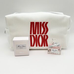 Dior Miss Dior Pouch with 5ml Miss Dior Perfume, Brand New